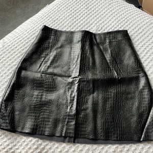 Express Pleather Skirt. NWOT